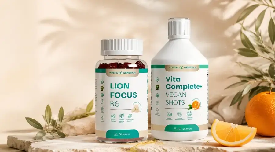 LionFocus B6 Jeleuri combină 200mg Lion's Mane cu vitamina B6 pentru susținerea completă a funcției cognitive