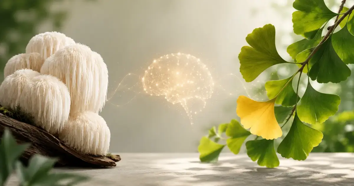 Lions Mane vs Ginkgo Biloba: care e mai bun pentru concentrare